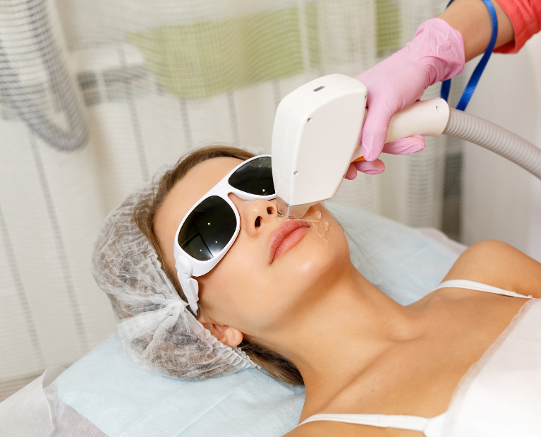 women having Laser & Energy-Based Treatments