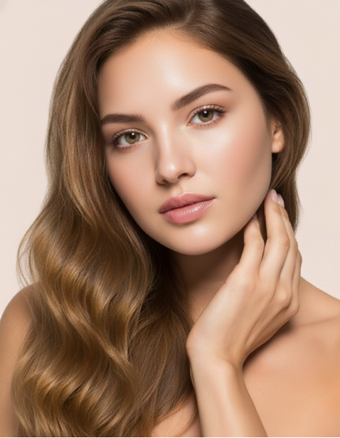 beautiful skin model
